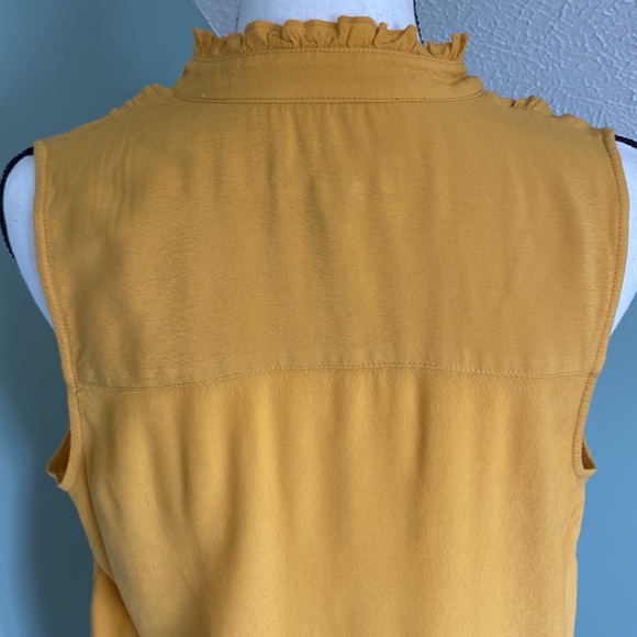 Treasure & Bond Gold Pleated Top - Picture 12 of 14